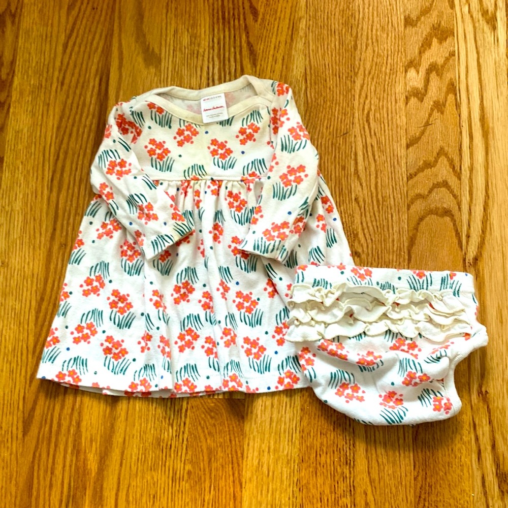 Hanna Andersson dress and bloomer set